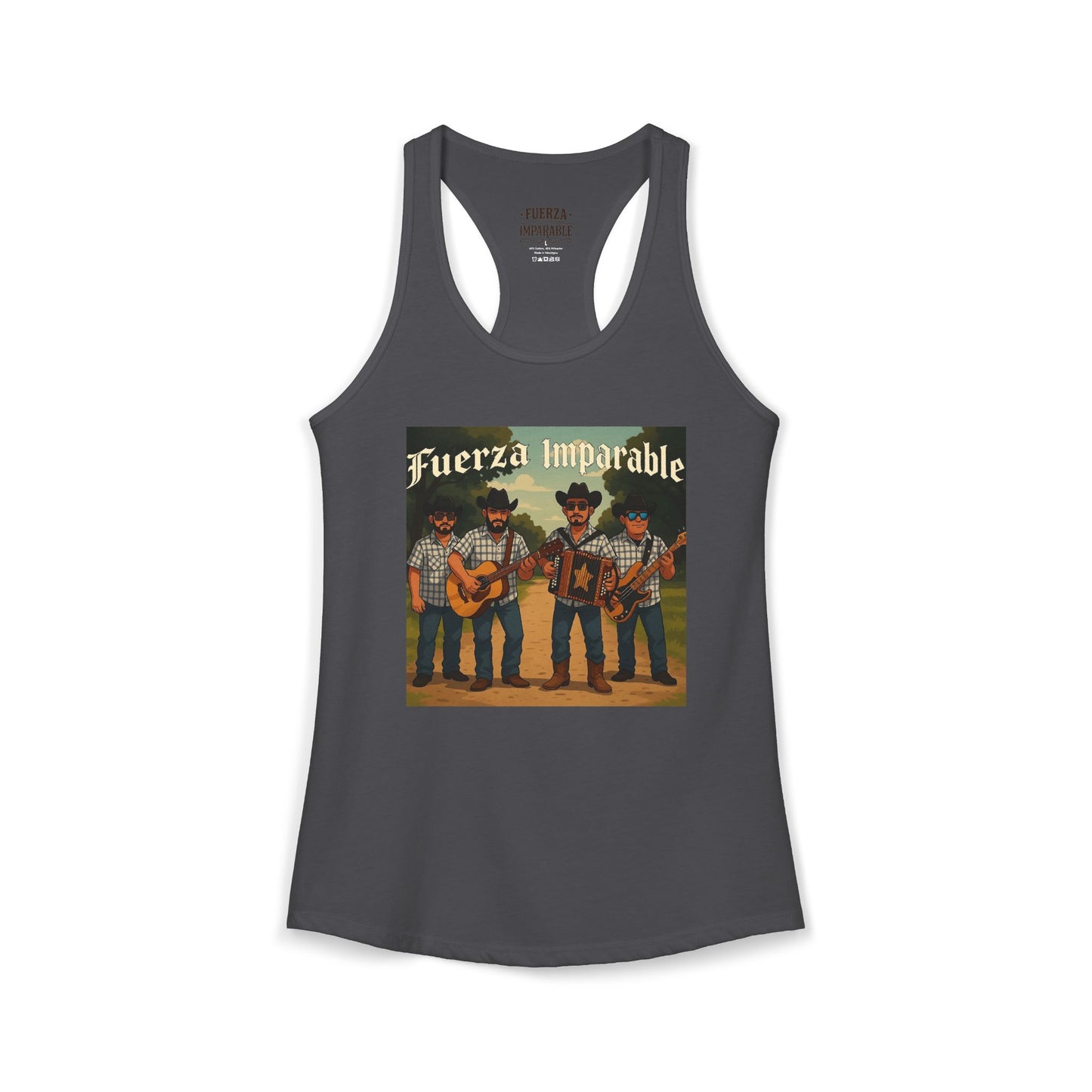 Fuerza Imparable  Cartoon-Women'sTank
